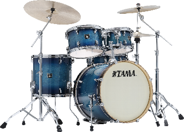Tama Cl50rs-bab Superstar Classic Maple 20 - Blue Lacquer Burst - Standard Akustik Schlagzeug - Main picture