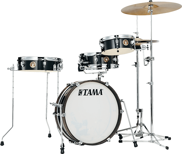 Tama Club-jam Pancake - 4 FÛts - Hairline Black - Standard Akustik Schlagzeug - Main picture