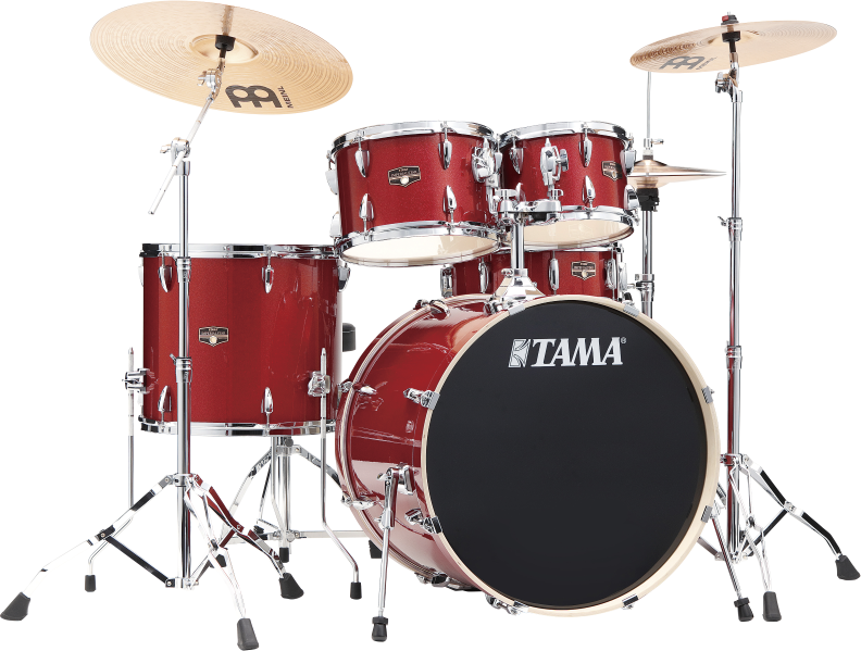 Tama Imperialstar 22'' - 5 FÛts - Burn Red Mist - Bühne Akustik Schlagzeug - Main picture