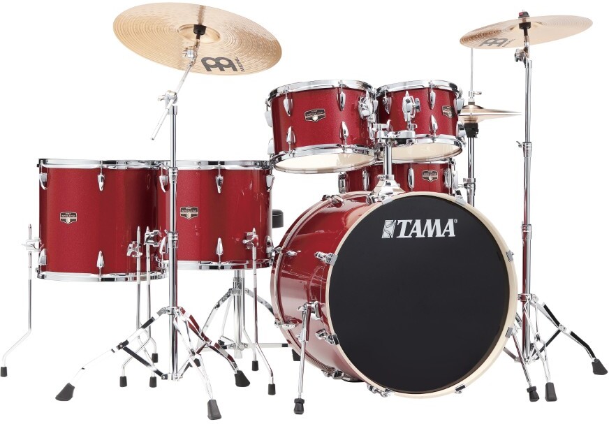 Tama Imperialstar 22'' - 6 FÛts Et + - Burnt Red Mist - Akustik Schlagzeug Rock - Main picture