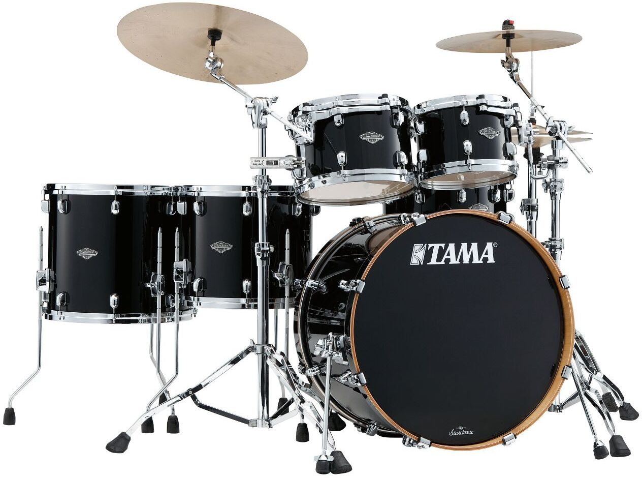 Tama Mbs52rzs-pbk Starclassic Performer 22 - Piano Black - Standard Akustik Schlagzeug - Main picture