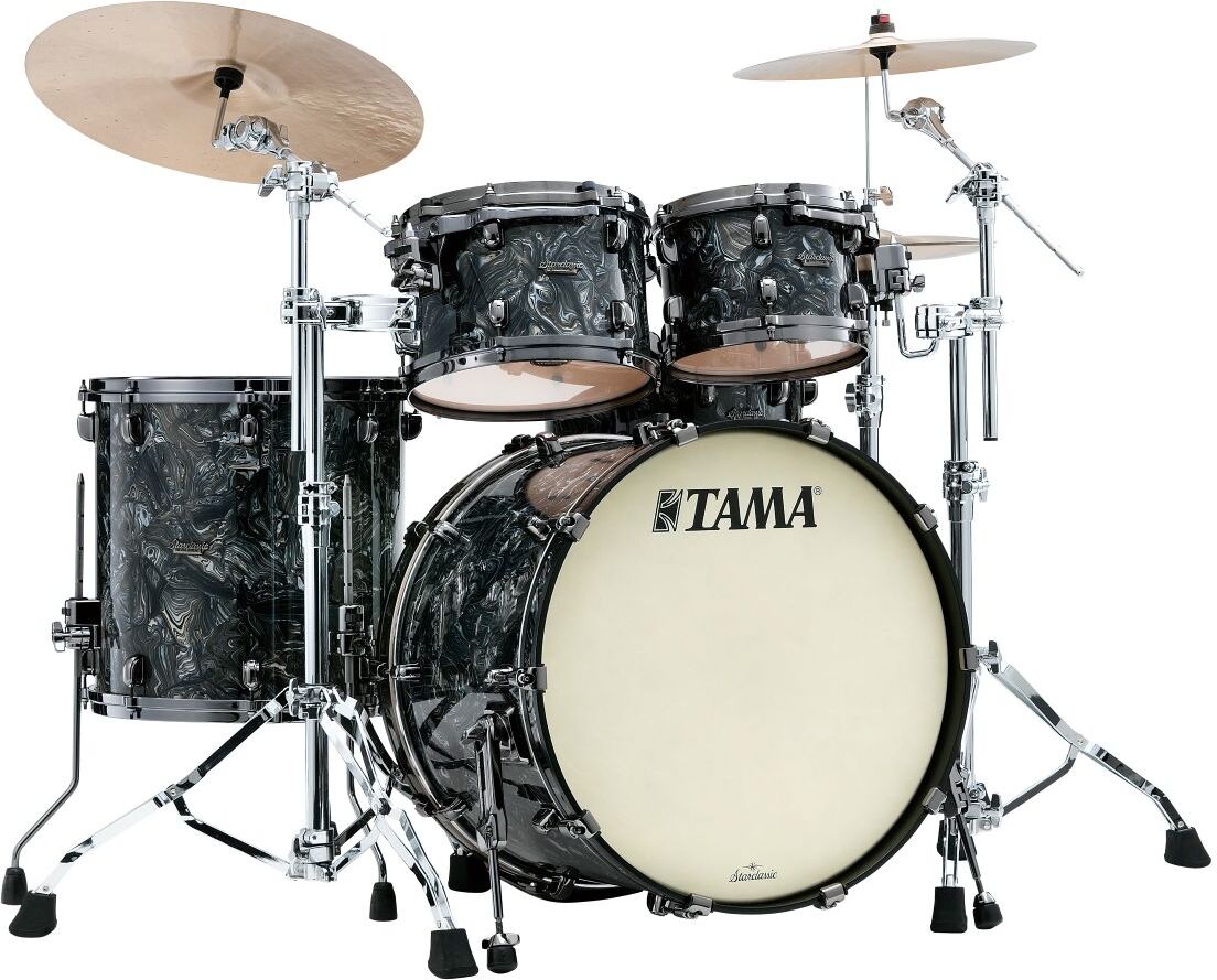 Tama Mr42tzbns-ccl Starclassic Maple 22 - Charcoal Swirl - Standard Akustik Schlagzeug - Main picture