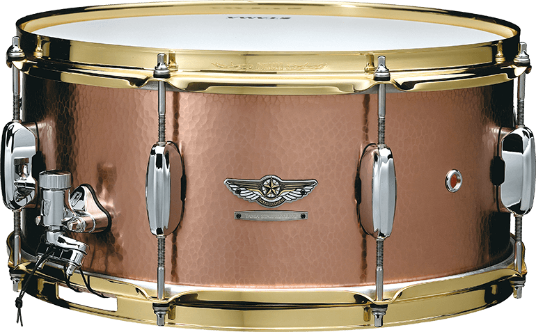 Tama Star Reserve Hand Hammered Brass 5.5x14 Snare Drum - Gold - Snaredrums - Main picture