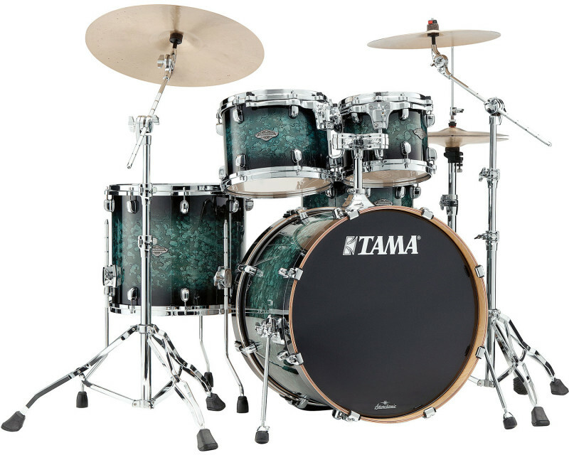 Tama Starclassic Performer 22 4 Futs - 4 FÛts - Molten Steel Blue Burst - Akustik Schlagzeug Rock - Main picture
