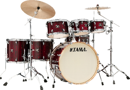 Tama Superstar Cl 7pc Shell Kit - 5 FÛts - Akustik Schlagzeug Rock - Main picture