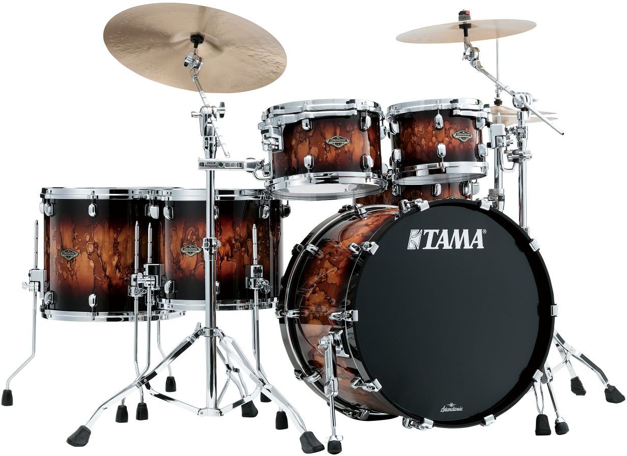 Tama Wbs52rzs-mbr Starclassic Walnut Birch 22 - 5 FÛts - Molten Brown Burst - Standard Akustik Schlagzeug - Main picture