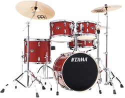 Standard akustik schlagzeug Tama Imperialstar 18'' - 5 kessel - Burn red mist