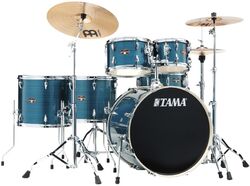 Akustik schlagzeug rock Tama Imperialstar 22'' - 6 kessel und mehr - Hairline blue