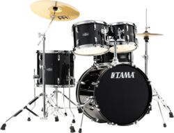 Bühne akustik schlagzeug Tama Stagestar ST50H5 Kit - Black night sparkle