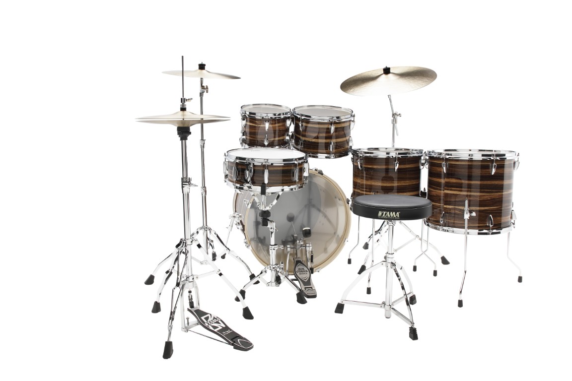 Tama Imperialstar 22'' - 6 FÛts Et + - Coffee Teak Wrap - Akustik Schlagzeug Rock - Variation 1