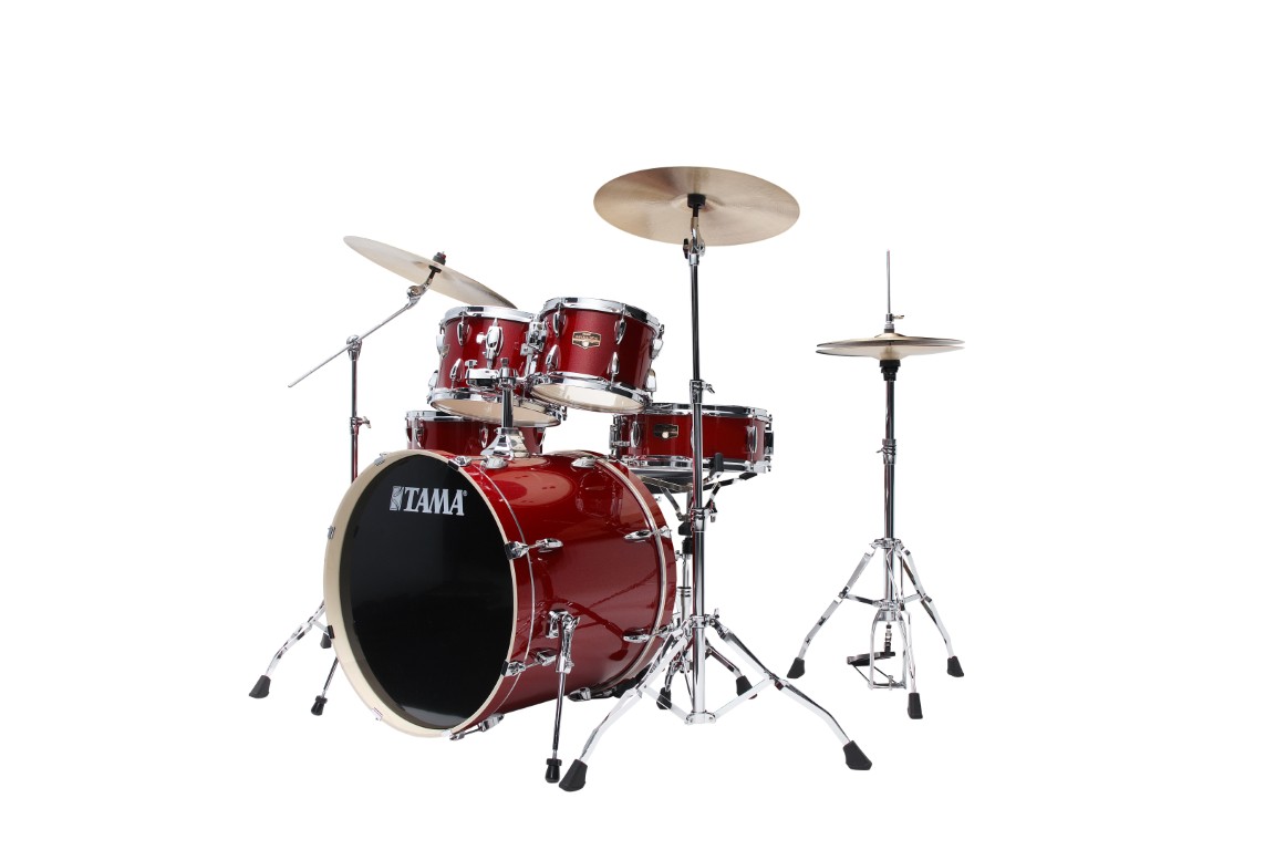 Tama Imperialstar 22'' - 6 FÛts Et + - Burnt Red Mist - Akustik Schlagzeug Rock - Variation 6