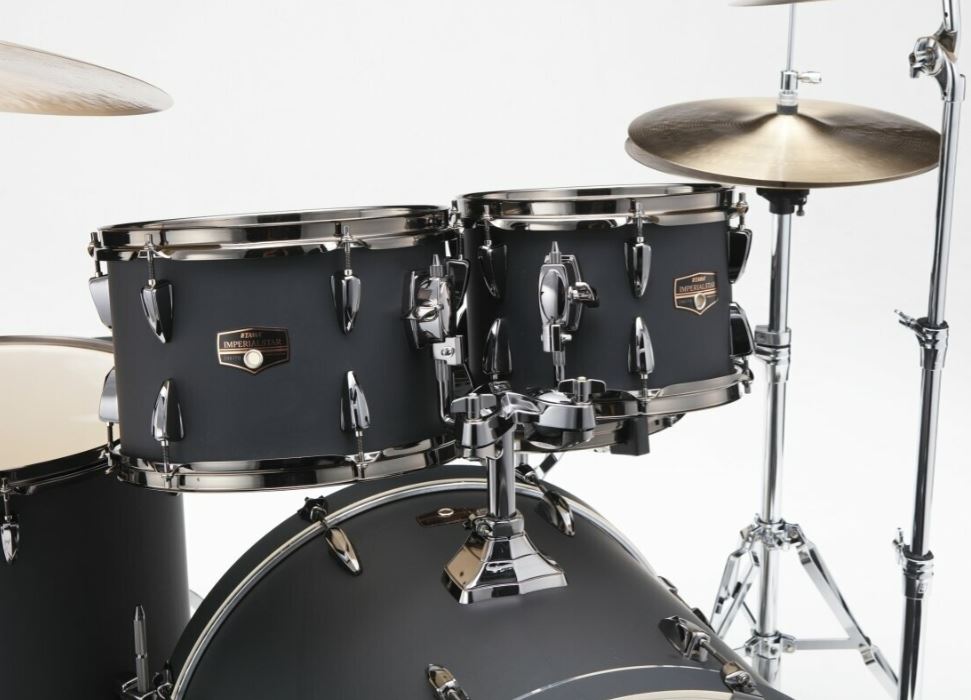 Tama Imperialstar Cl 5 Futs Shell Kit + Meinl Cymbal - Blacked Out Black - Standard Akustik Schlagzeug - Variation 3