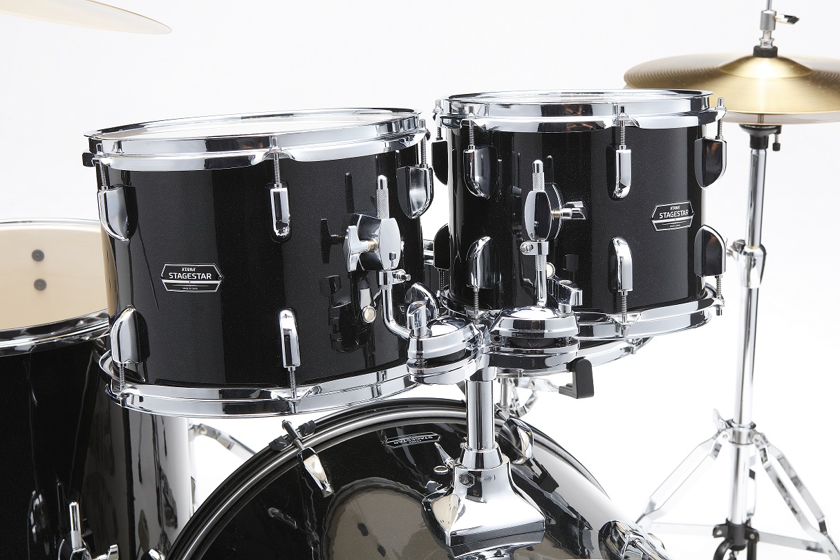 Tama Stagestar St50h5 20 Poplar Kit - Black Night Sparkle - Bühne Akustik Schlagzeug - Variation 1