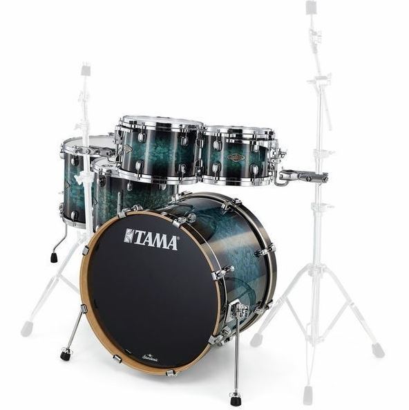 Tama Starclassic Performer 22 - 5 FÛts - Molten Steel Blue Burst - Standard Akustik Schlagzeug - Variation 1