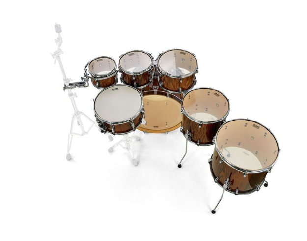 Tama Superstar Classic Studio 22 - 6 FÛts Et + - Gloss Java Lacebark Pine - Akustik Schlagzeug Studio - Variation 1