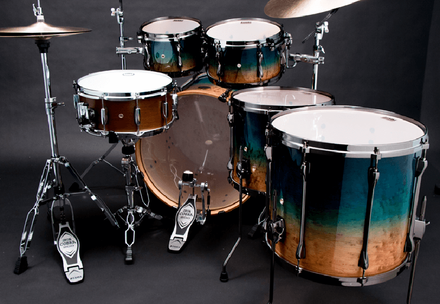 Tama Superstar Hyper-drive Limited Edition Ml52hlzbsg-fof - 5 FÛts - Figured Ocean Fade - Standard Akustik Schlagzeug - Variation 3