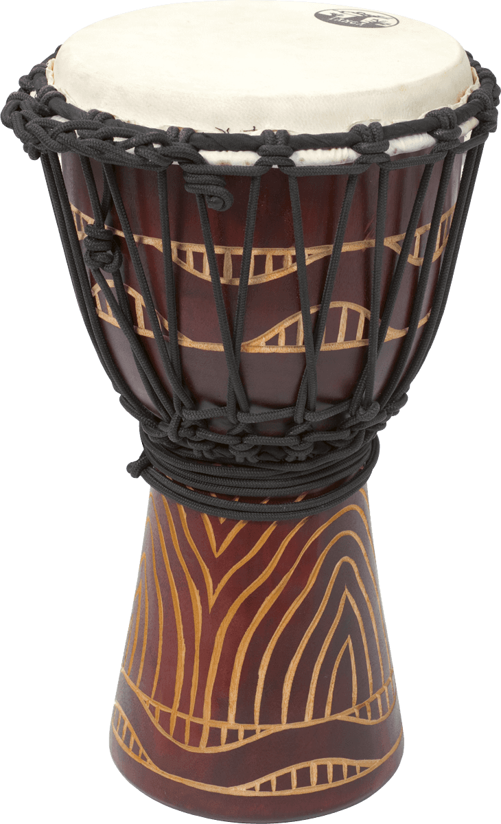 Tanga Da40 8  Slammer  Acajou Sculpte Rouge - Djembe - Main picture