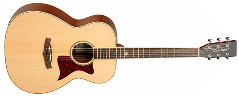 Tanglewood Tw170 Ss Premier Om Epicea Acajou - Natural Satin - Westerngitarre & electro - Main picture