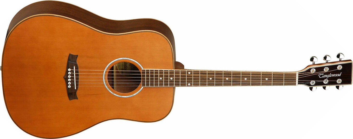 Tanglewood Tw28 Csn Evolution Dreadnought Cedre Acajou - Natural - Westerngitarre & electro - Main picture