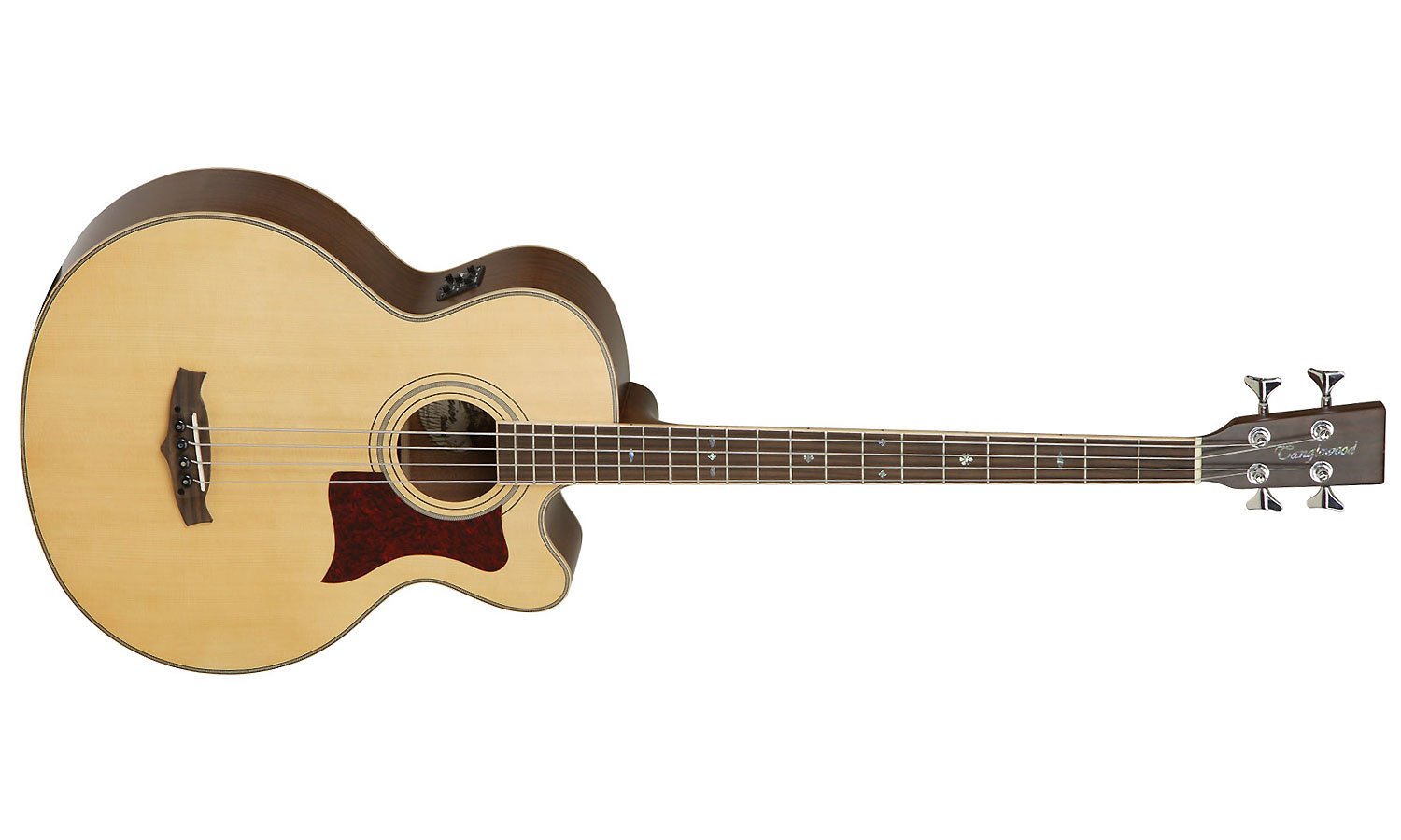 Tanglewood Tw155a Bass Premier Super Jumbo Cw - Natural Satin - Akustische Bass - Variation 1