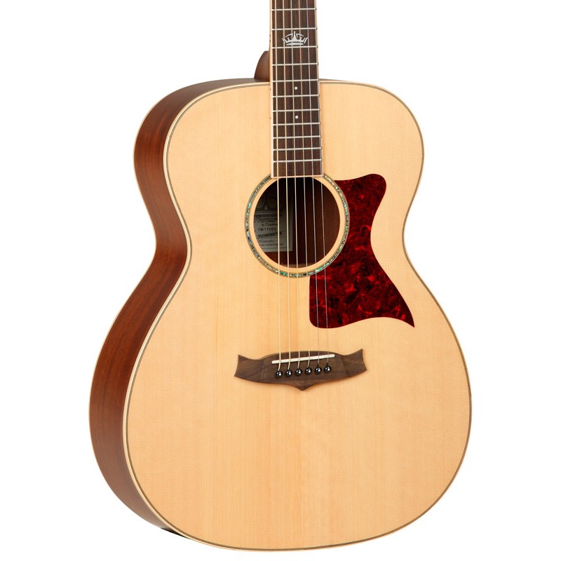 Tanglewood Tw170 Ss Premier Om Epicea Acajou - Natural Satin - Westerngitarre & electro - Variation 2