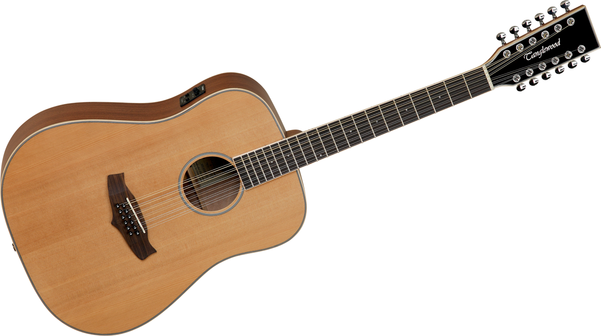 Tanglewood Tw28/12 Cln E Evolution V Dreadnought 12c Cedre Acajou - Naturel Satin - Westerngitarre & electro - Variation 3