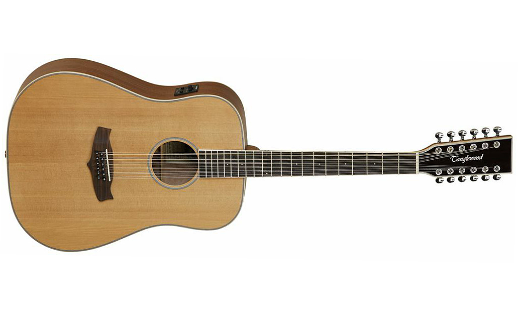 Tanglewood Tw28/12 Cln E Evolution V Dreadnought 12c Cedre Acajou - Naturel Satin - Westerngitarre & electro - Variation 1