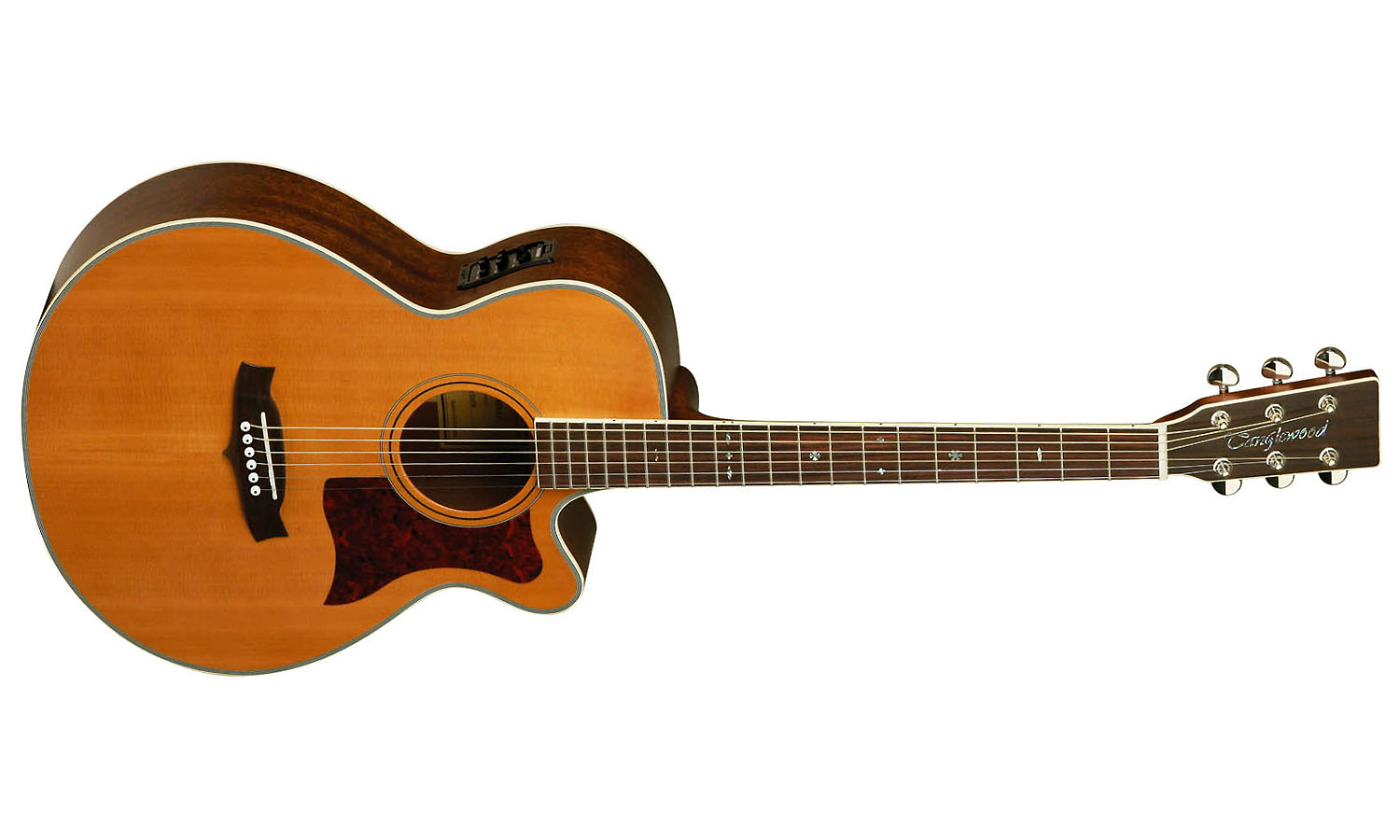 Tanglewood Tw45 Ns E Sundance Super Folk 000 Cw Cedre Acajou - Natural Satin - Elektroakustische Gitarre - Variation 1