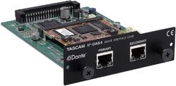 Recorder in rack Tascam IF-DA64 DANTE Card for DA-6400