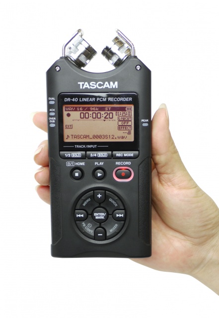 Tascam Dr40 - Mobile Recorder - Variation 2