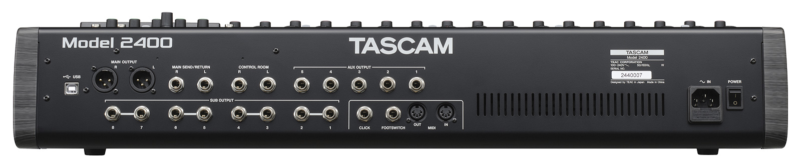 Tascam Model 2400 - Analoges Mischpult - Variation 6