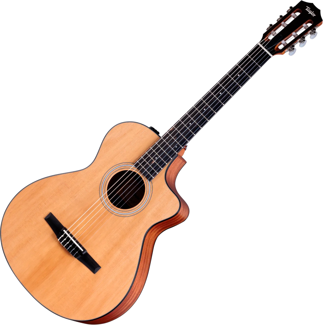 Taylor 112ce-n Grand Concert Cw Nylon Epicea Sapele Eb Esn - Natural Matte - Konzertgitarren 4/4 - Variation 7