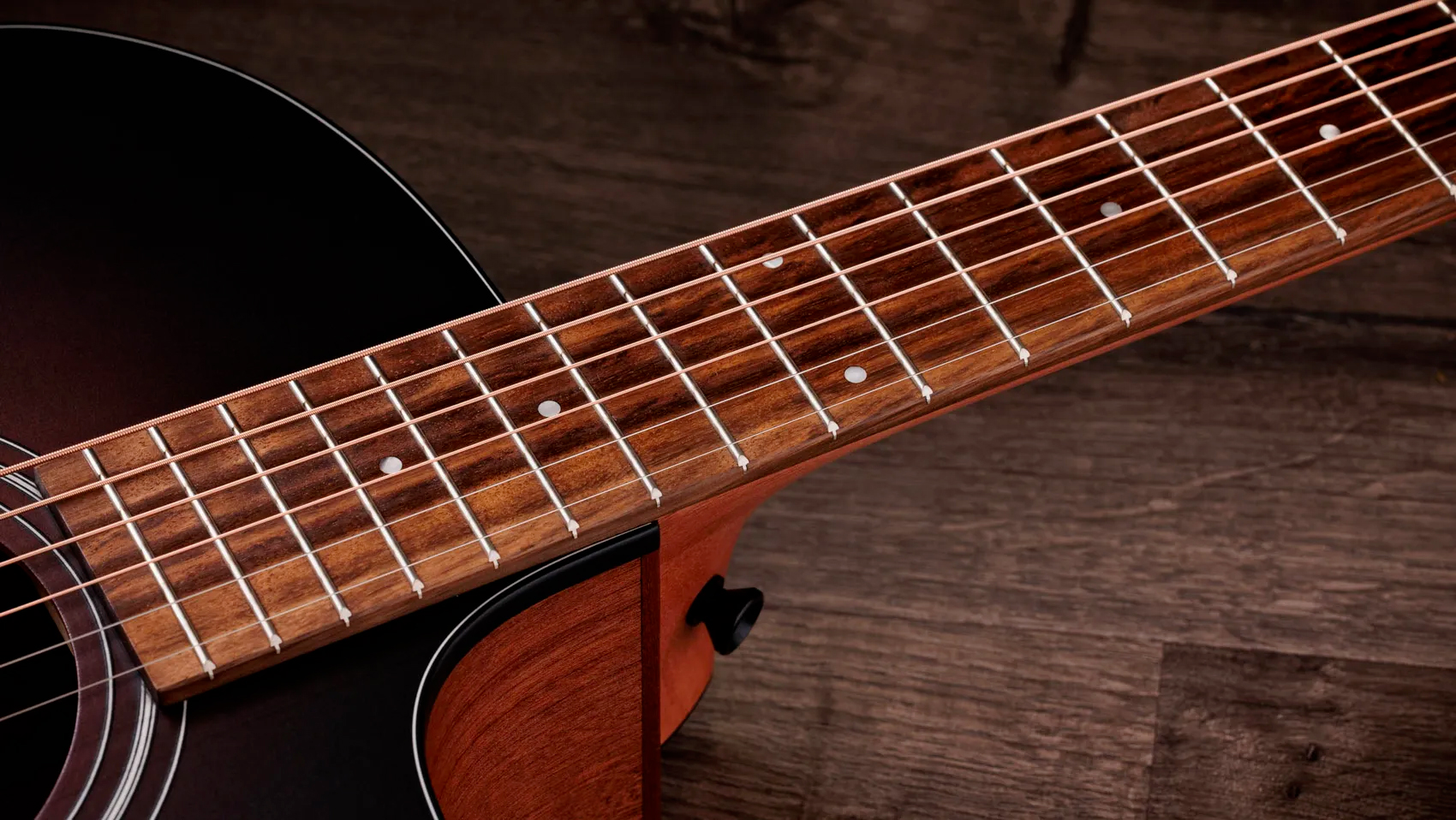 Taylor 114ce Special Edition Grand Auditorium Cw Epicea Sapele Euc Es2 - Dark Tobacco Edgeburst Top - Folk-Gitarre - Variation 4
