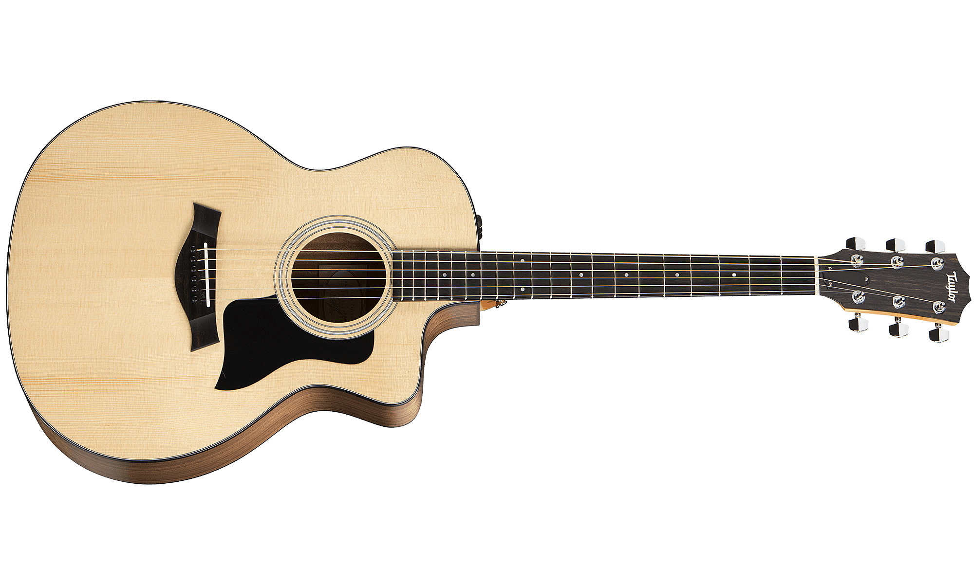 Taylor 114ce Walnut Grand Auditorium Cw Epicea Noyer Eb Es2 - Natural - Elektroakustische Gitarre - Variation 2