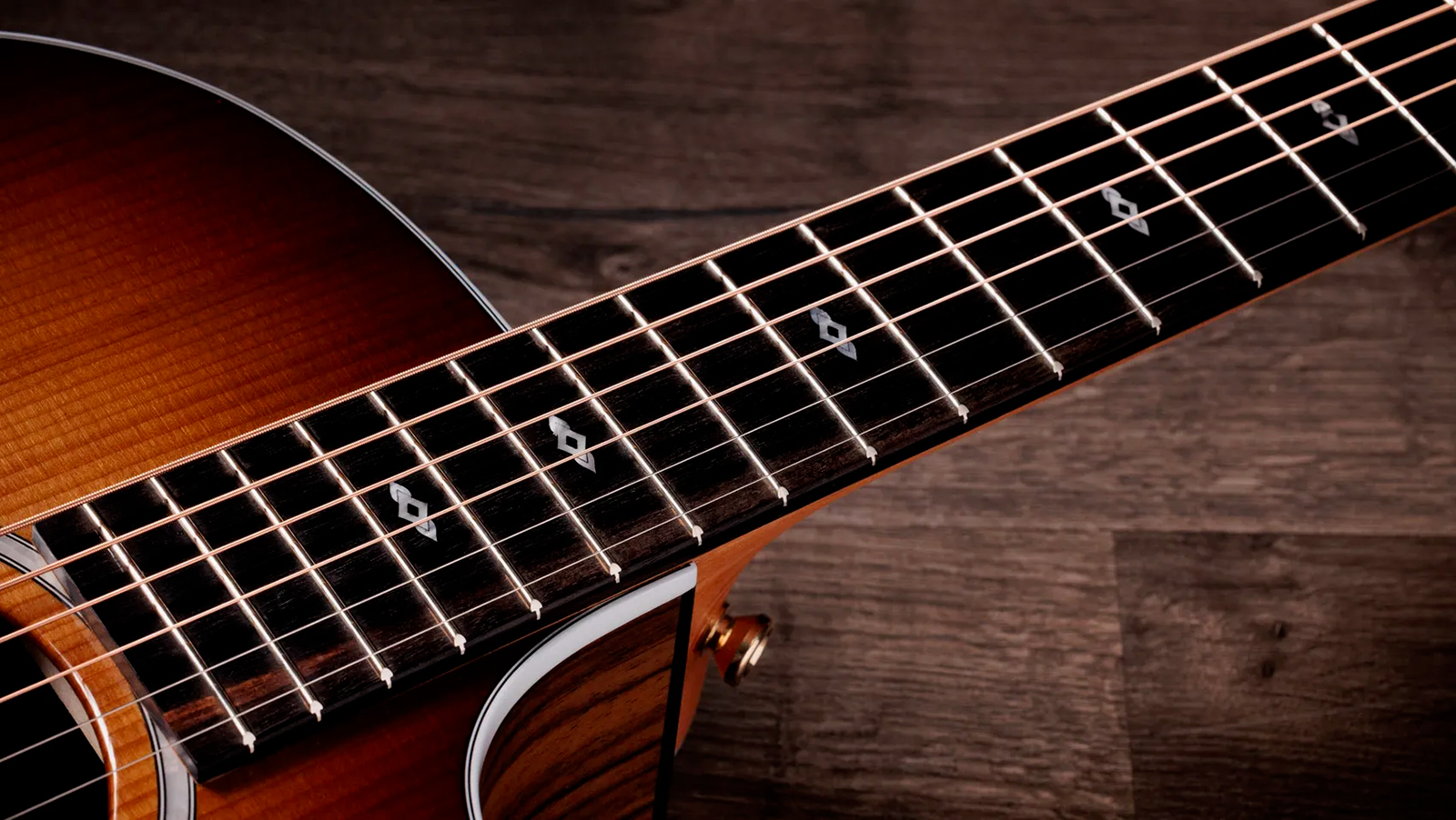 Taylor 214ce Sunset Blvd Mex Grand Auditorium Cw Epicea Noyer Eb Es2 - Shaded Edgeburst Top - Folk-Gitarre - Variation 4