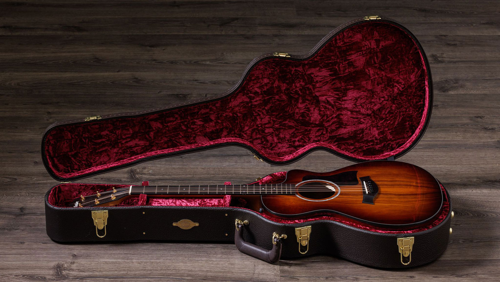 Taylor 222ce-k Dlx Grand Concert Cw Tout Koa Eb Es2 - Shaded Edgeburst - Elektroakustische Gitarre - Variation 5