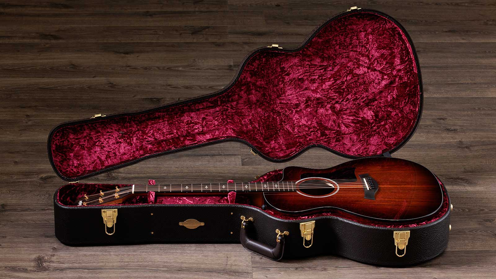 Taylor 224ce-k Dlx Grand Auditorium Cw Tout Koa Es2 - Shaded Edgeburst - Folk-Gitarre - Variation 5