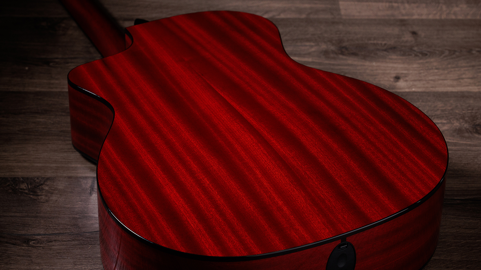 Taylor 224ce Plus Special Edition Grand Auditorium Cw Acajou Sapele Eb Es2 - Trans Red - Folk-Gitarre - Variation 6