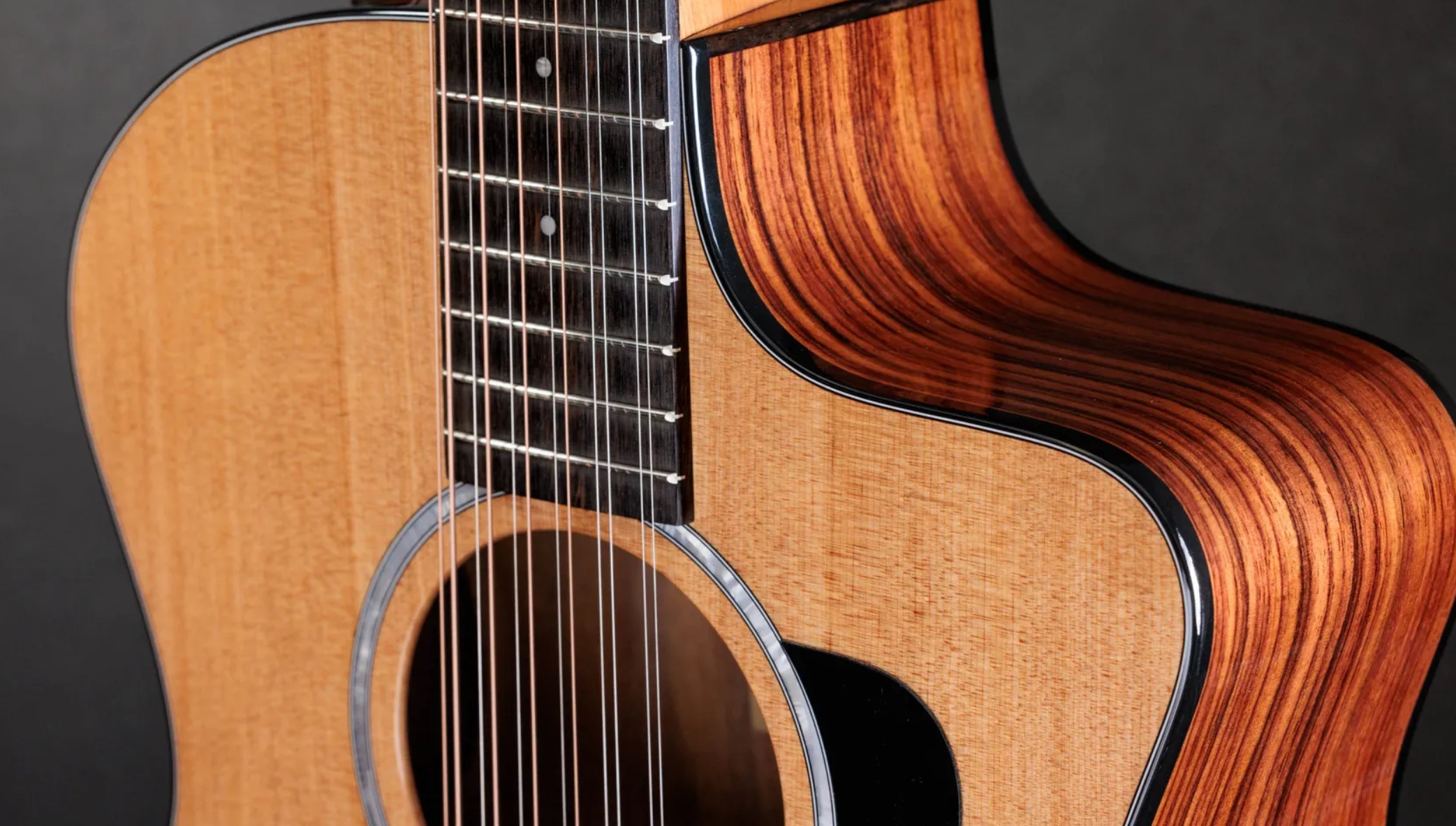 Taylor 254ce Plus Grand Auditorium Cw 12c Epicea Noyer Eb Es2 - Natural - Folk-Gitarre - Variation 4