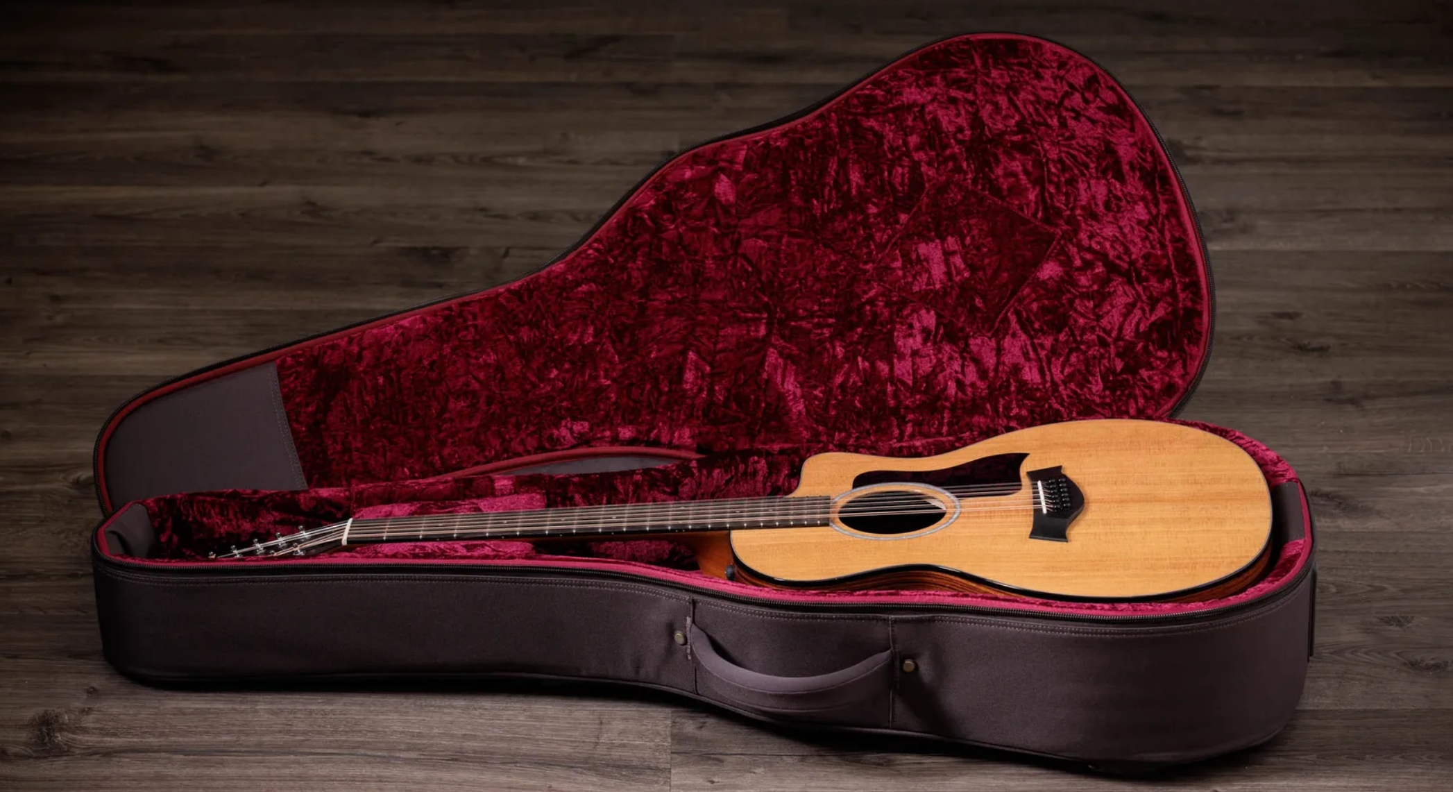 Taylor 254ce Plus Grand Auditorium Cw 12c Epicea Noyer Eb Es2 - Natural - Folk-Gitarre - Variation 8