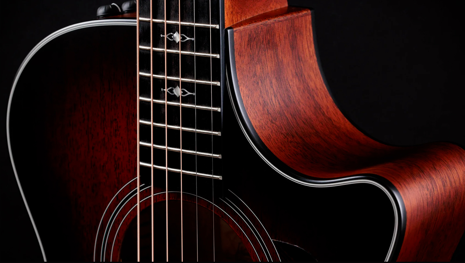 Taylor 322ce 12-fret Grand Concert 2026 Cw Tout Acajou Eb Es2 - Natural - Folk-Gitarre - Variation 2