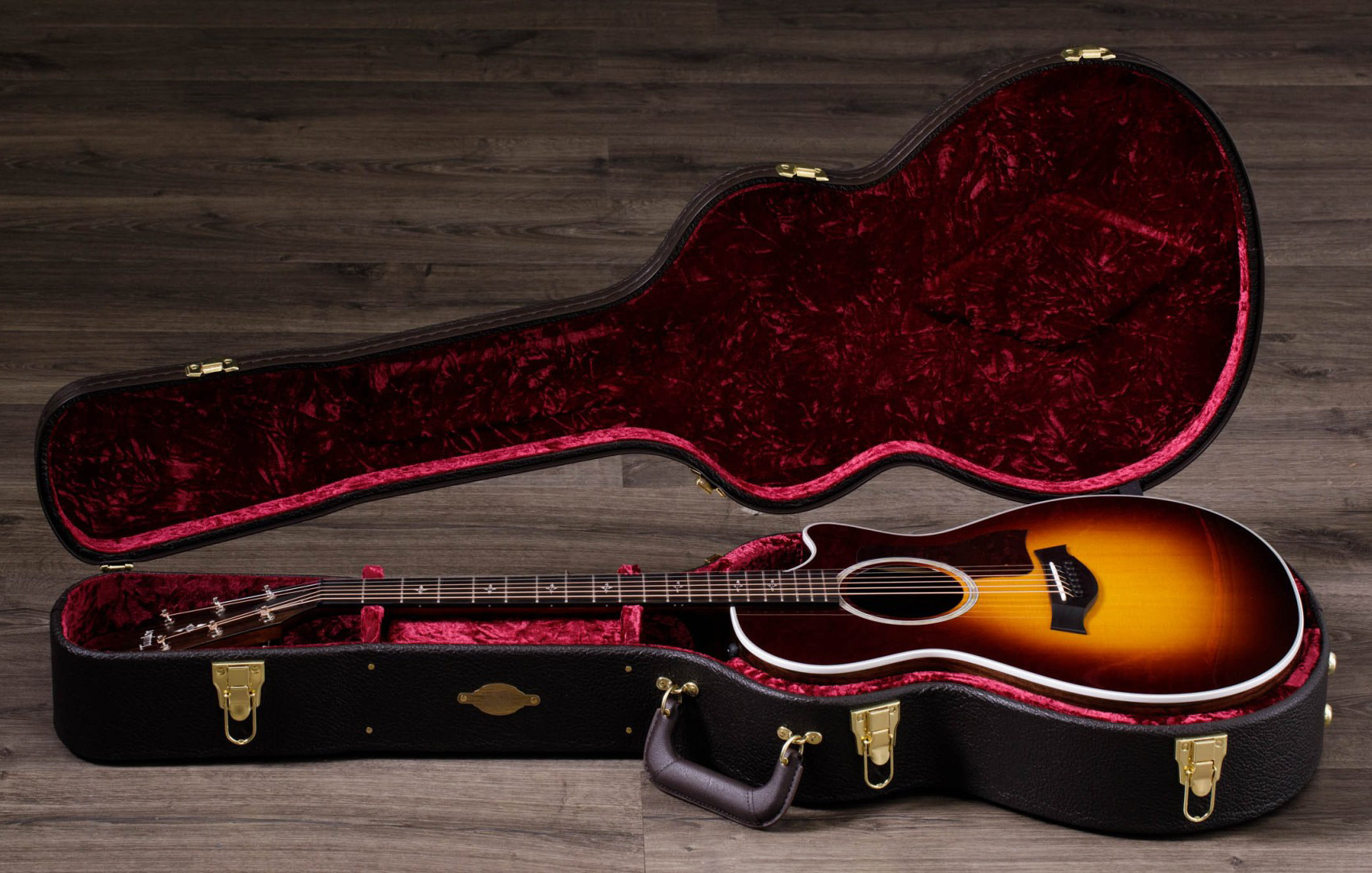 Taylor 412ce Grand Concert Cw Epicea Palissandre Eb Es2 - Tobacco Sunburst Top - Elektroakustische Gitarre - Variation 8