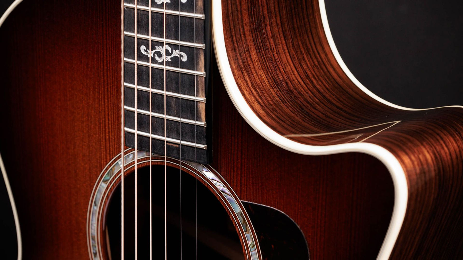 Taylor 414ce 50th Anniversary Special Ed. Grand Auditorium Cw Sinker Redwood Palissandre Eb Es2 - Shaded Edgeburst - Folk-Gitarre - Variation 2