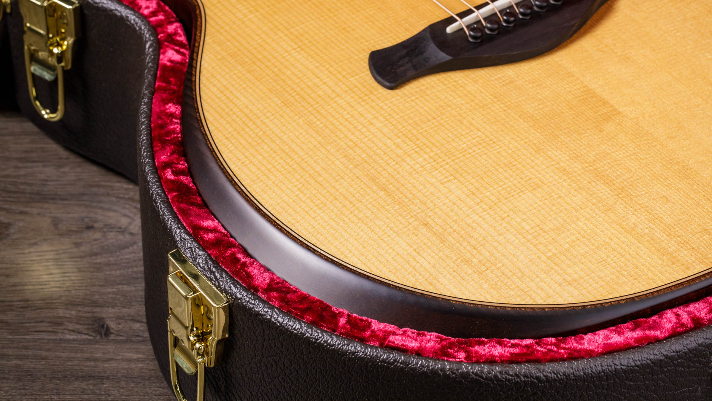 Taylor 614ce Builder's Edition V-class Grand Auditorium Cw Epicea Erable Eb Es2 - Natural Top & Wild Honey Burst - Folk-Gitarre - Variation 3