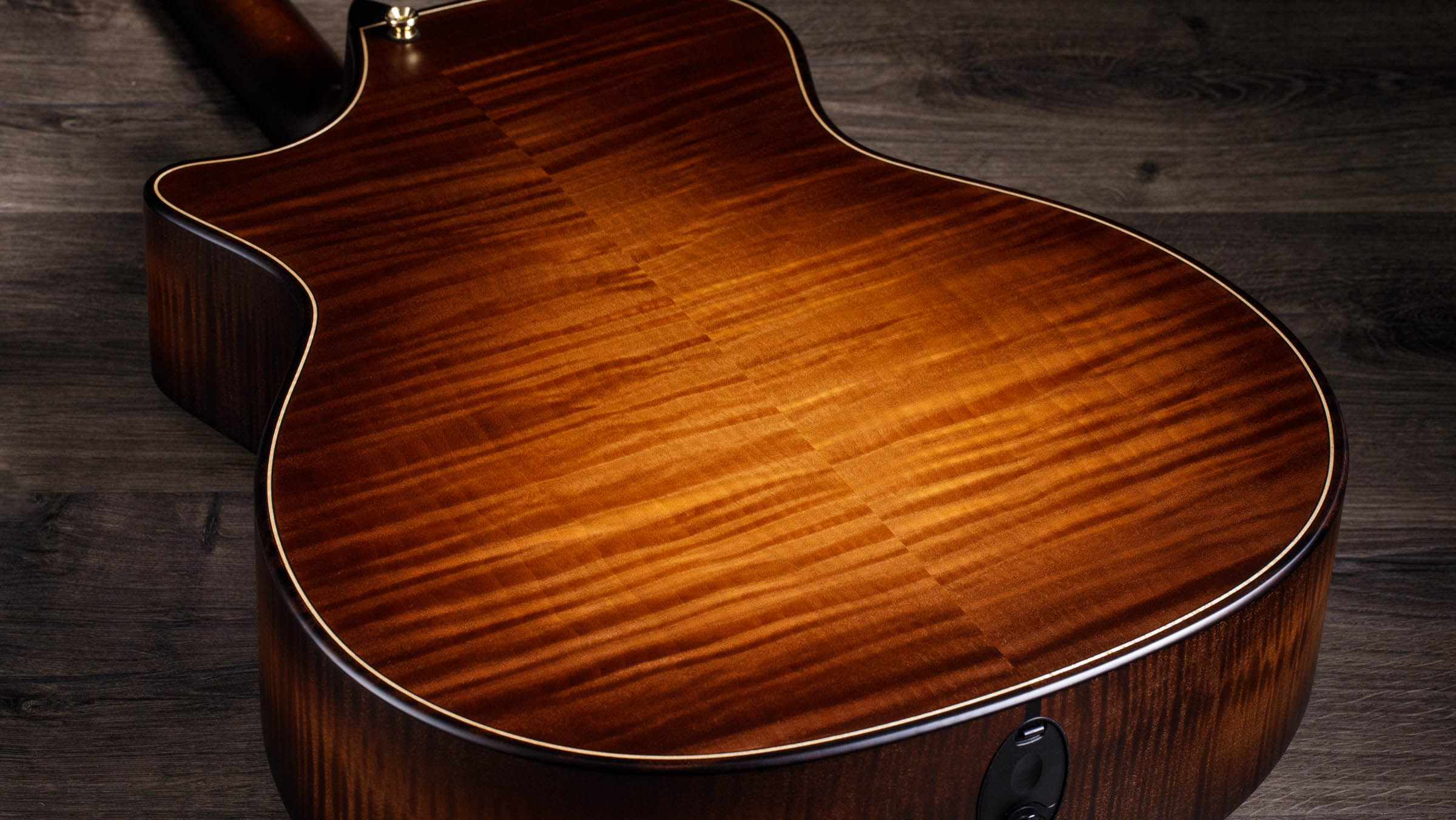 Taylor 614ce Builder's Edition V-class Grand Auditorium Cw Epicea Erable Eb Es2 - Natural Top & Wild Honey Burst - Folk-Gitarre - Variation 4