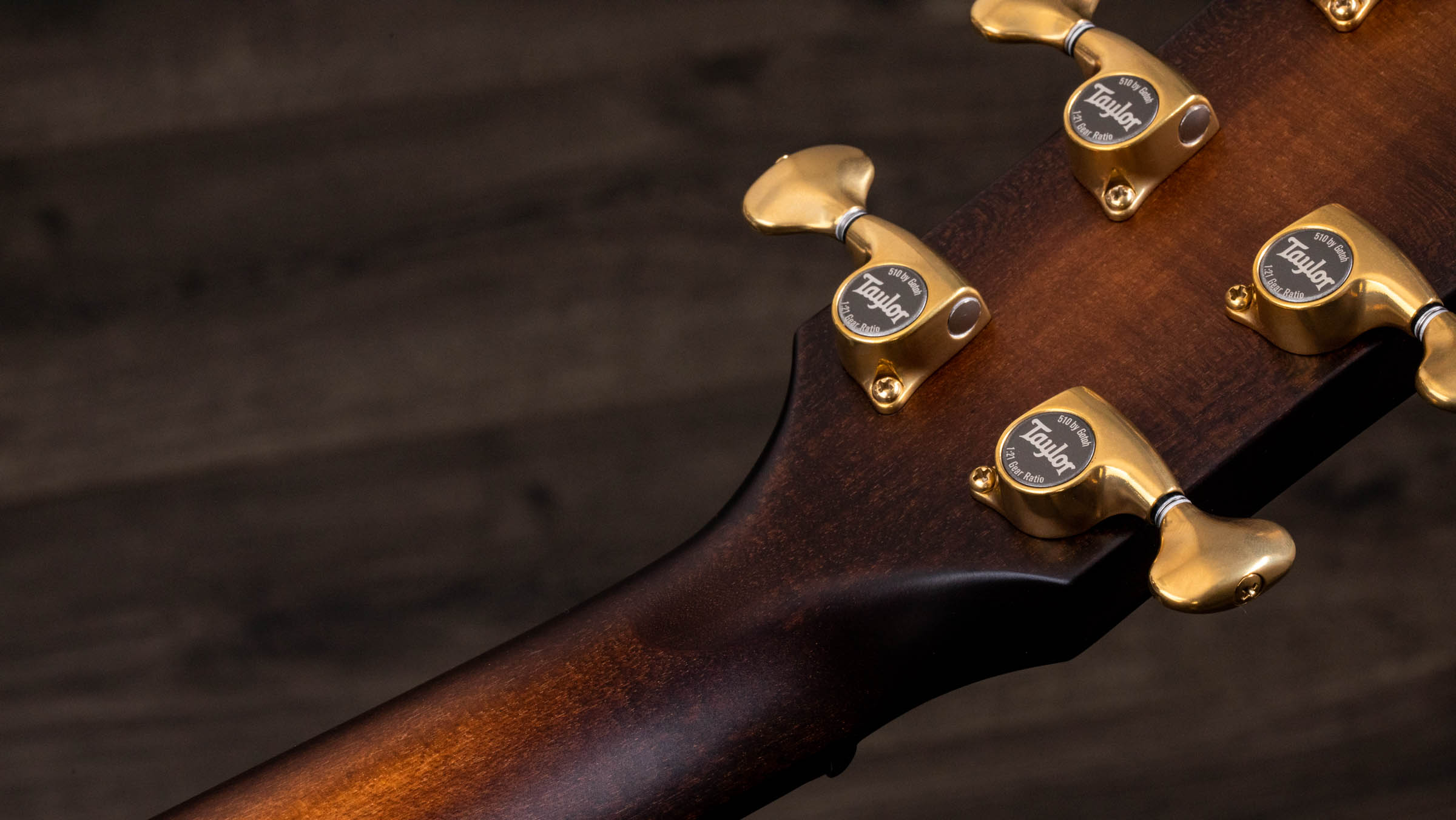 Taylor 614ce Builder's Edition V-class Grand Auditorium Cw Epicea Erable Eb Es2 - Natural Top & Wild Honey Burst - Folk-Gitarre - Variation 6