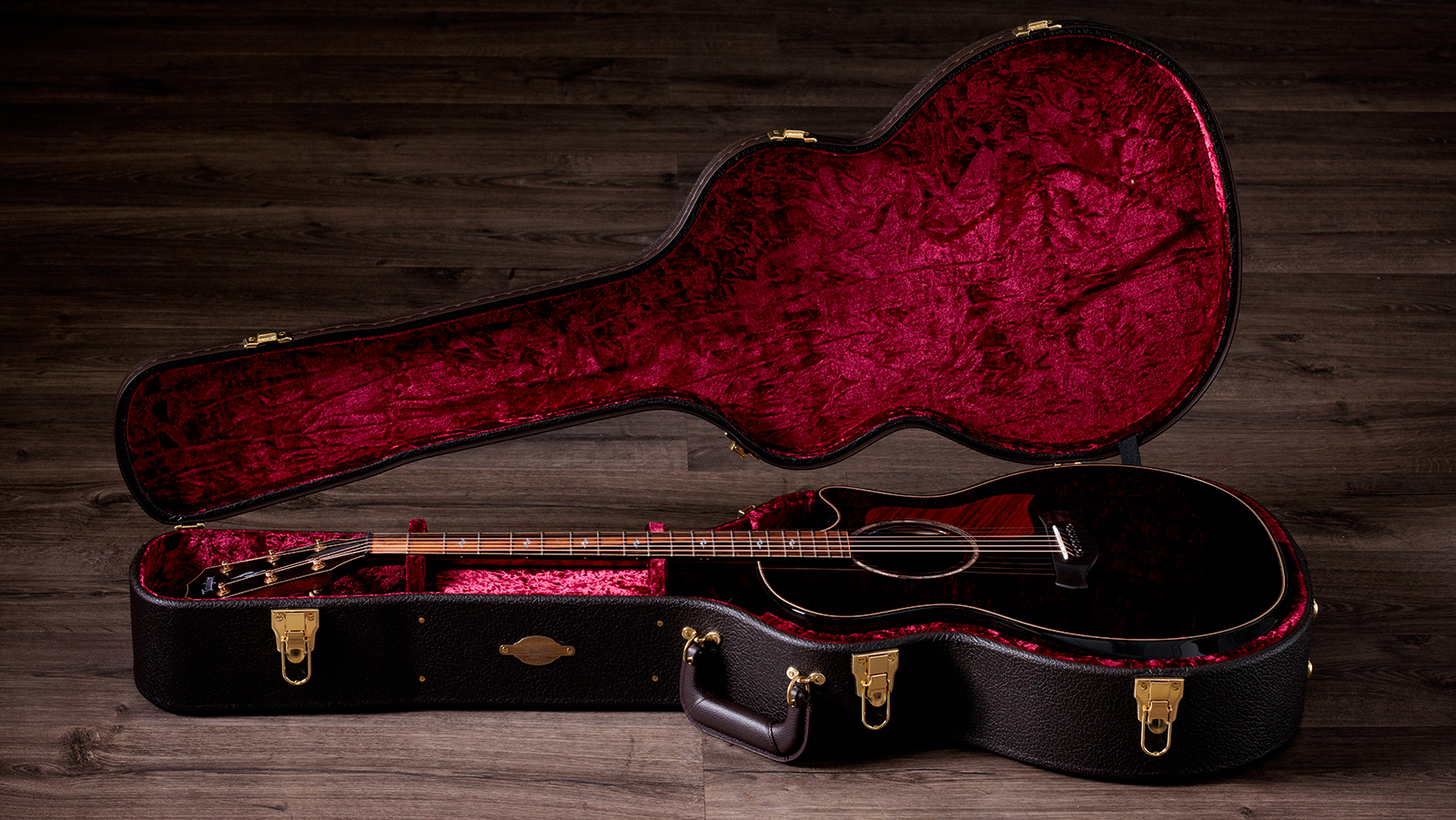 Taylor 814ce Builders Edition Next Gen. Grand Auditorium Cw Tout Epicea Palissandre Eb Claria - Blacktop & Kona Edgeburst - Folk-Gitarre - Variation 1