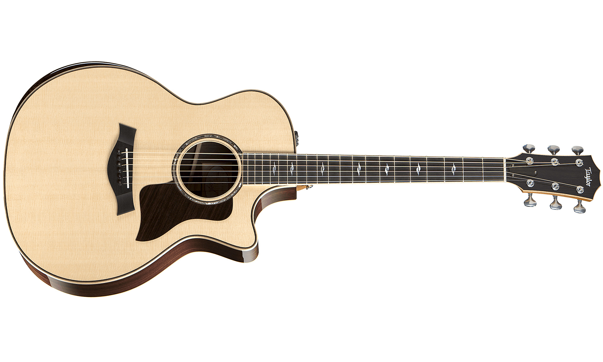 Taylor 814ce Dlx 2017 Grand Auditorium Cw Epicea Palissandre Es2 2017 - Natural - Elektroakustische Gitarre - Variation 1