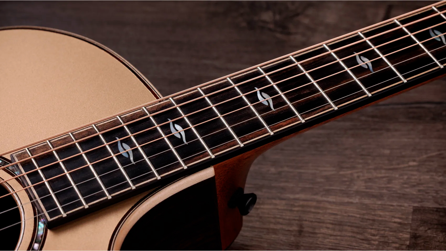 Taylor 814ce Ltd Casablanca Beige Top - Casablanca Beige Metallic - Folk-Gitarre - Variation 4