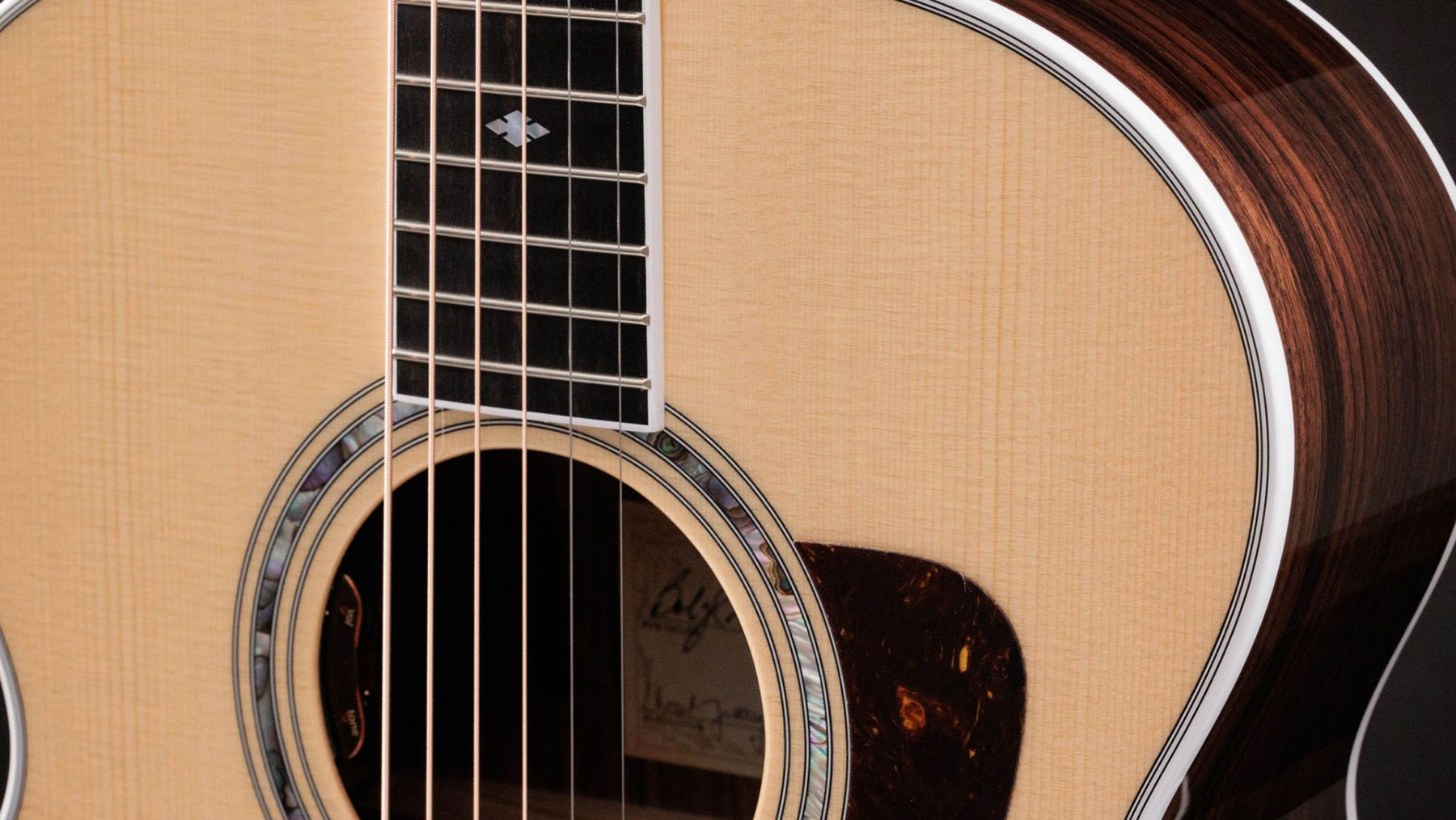 Taylor 815e Legacy Jumbo Epicea Palissandre Eb Lr Baggs Vtc - Natural - Folk-Gitarre - Variation 2